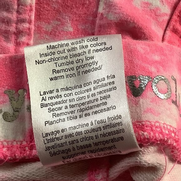 Freestyle Revolution Girls Pink Tie Dye Bermuda Shorts Size 12 Elastic Waist - Picture 4 of 10